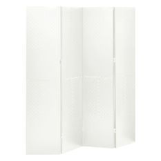 Cloisons de séparation 4 panneaux 2 pcs Blanc 160x180 cm Acier