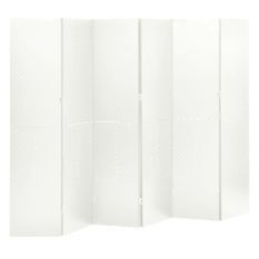 Cloisons de séparation 6 panneaux 2 pcs Blanc 240x180 cm Acier