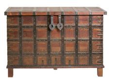 Coffre en bois massif recyclé KAPITA