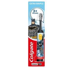 COLGATE Brosse a dents électrique a piles enfant Batman Extra Souple