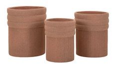 Colombie ensemble de 3 cachets d'extérieur cm ø 41,5x50-36x45-30,5x39,5 (trou cmø 27-32-37)