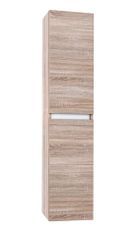 Colonne de salle de bain mélaminé bois clair Teph L 35 cm