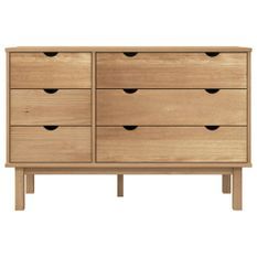 Commode 111x43x73,5 cm bois de pin massif