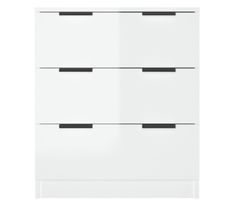 Commode 3 tiroirs moderne Karona 60 cm - Choix raffiné pour un rangement efficace