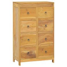 Commode 55x30x90 cm Bois massif de teck