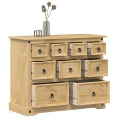 Commode Corona 103x46x83 cm bois massif de pin