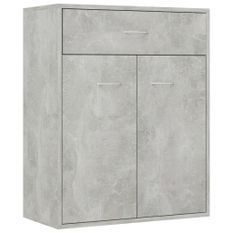 Commode Gris béton 60 x 30 x 75 cm 2