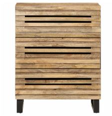 Commode style Industriel 3 tiroirs Valko 60 cm – Élégance et robustesse