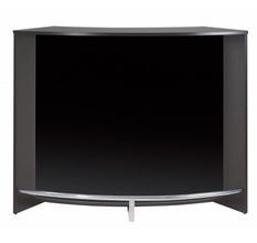 Meuble bar noir SNACK 134 cm – Comptoir de cuisine avec étageres reglables