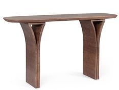 Console en bois massif marron DALTON 137 cm