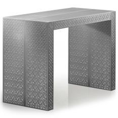 Console extensible Orient Gris 50 à 200 cm - 10 personnes