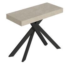 Console extensible SAKI - Bois & acier anthracite