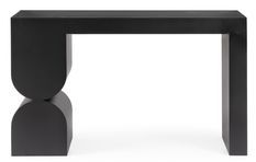 Console fixe design acier anthracite VERCAL - Sobriété moderne