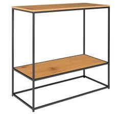 Console fixe VITA - Bois naturel ou métal noir