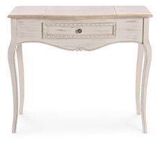 Console JARA – Bois de paulownia beige – 2 tiroirs – 90 cm