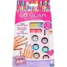 COOL MAKER - MANUCURE Go Glam Glitter Nails - Ongles a Paillettes et Autocollants - Loisirs Créatifs - 6059916 - Jouet Enfant 8 Ans