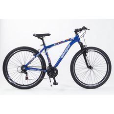 CORELLI - Vélo VTT WHISPER WM301 - 27,5 - Cadre L - 21 vitesses - Homme - Bleu /orange/gris