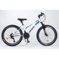 CORELLI - Vélo VTTWHISPER WL301 - 24 - 21 vitesses - Fille - Blanc /bleu/noir