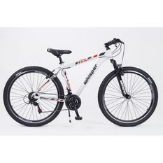 CORELLI - Vélo VTTWHISPER WM301 - 27,5 - Cadre L - 21 vitesses - Homme - Blanc /rouge/noir