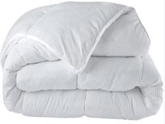 Couette chaude percale anti-acariens 350g/m² Blanrêve - Confort et chaleur en hiver