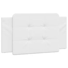Coussin de tête de lit blanc 100 cm similicuir