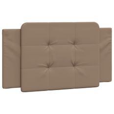 Coussin de tête de lit cappuccino 100 cm similicuir