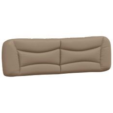Coussin de tête de lit cappuccino 180 cm similicuir