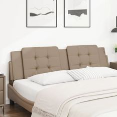 Coussin de tête de lit cappuccino 180 cm similicuir