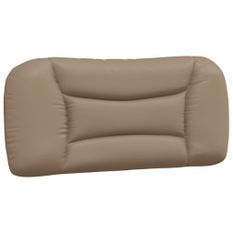 Coussin de tête de lit cappuccino 80 cm similicuir