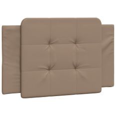 Coussin de tête de lit cappuccino 80 cm similicuir