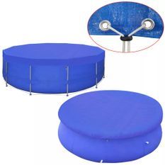 Couverture de piscine PE Ronde 540 cm 90 g/m²