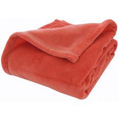 Couverture microfibre Microlon Orange