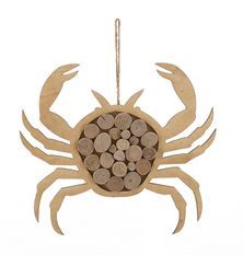 Crabe nature à suspendre cm 35x2x31