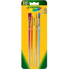 Crayola - Blister de 5 pinceaux - Peinture et accessoires