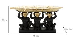Décor singe tris m 43x15,7x20