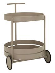 Desserte de bar saturn gris coquille cm 40x49,5x61