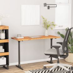 Dessus de bureau 110x50x2,5 cm rectangulaire bois massif acacia