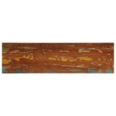 Dessus de table 100x20x2,5cm rectangulaire bois massif récupéré