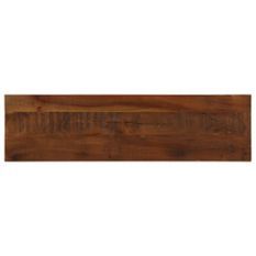 Dessus de table 100x20x2,5cm rectangulaire bois massif récupéré