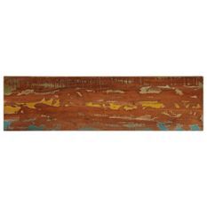 Dessus de table 100x30x2,5cm rectangulaire bois massif récupéré