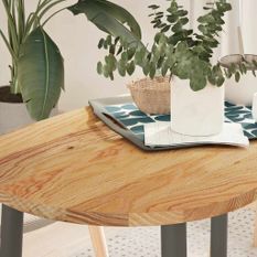 Dessus de table 100x50x2 cm bois de chêne massif ovale