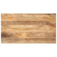 Dessus de table 100x50x3,8cm rectangulaire bois massif manguier