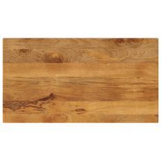 Dessus de table 100x60x2,5cm rectangulaire bois massif manguier