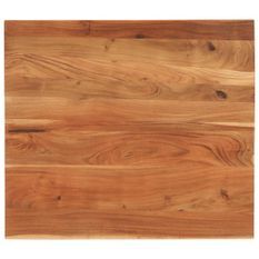 Dessus de table 100x80x3,8cm rectangulaire bois massif d'acacia