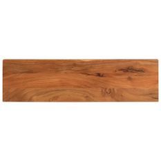 Dessus de table 110x30x3,8cm rectangulaire bois massif d'acacia