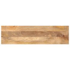 Dessus de table 110x40x2,5cm rectangulaire bois massif manguier
