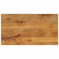 Dessus de table 110x70x2,5cm rectangulaire bois massif manguier