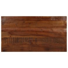 Dessus de table 120x60x3,8cm rectangulaire bois massif récupéré