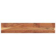 Dessus de table 140x20x3,8cm rectangulaire bois massif d'acacia