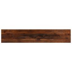 Dessus de table 140x30x2,5cm rectangulaire bois massif récupéré